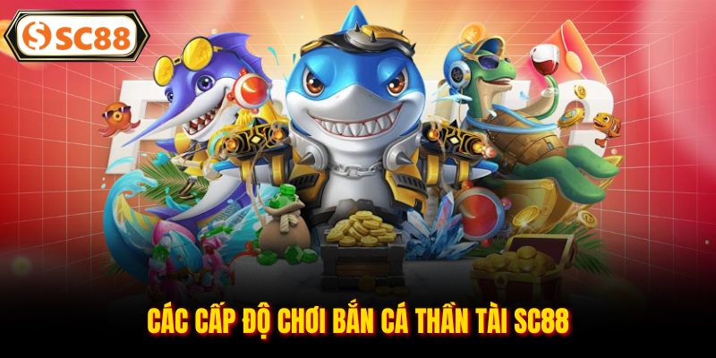 Các cấp độ chơi bắn cá thần tài SC88